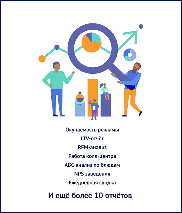 Строит отчёты и аналитику